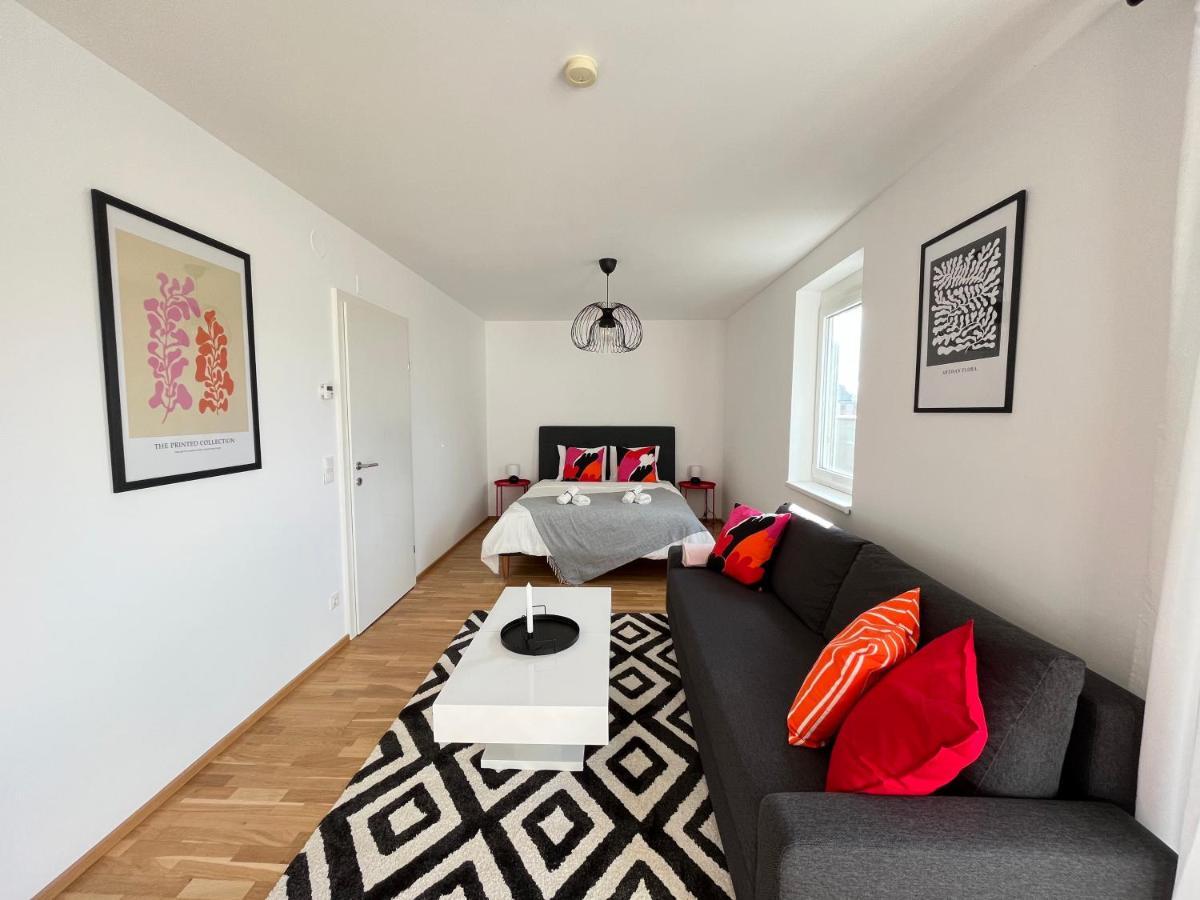 Penthouse Near Central Station With Free Parking Wien Exterior foto