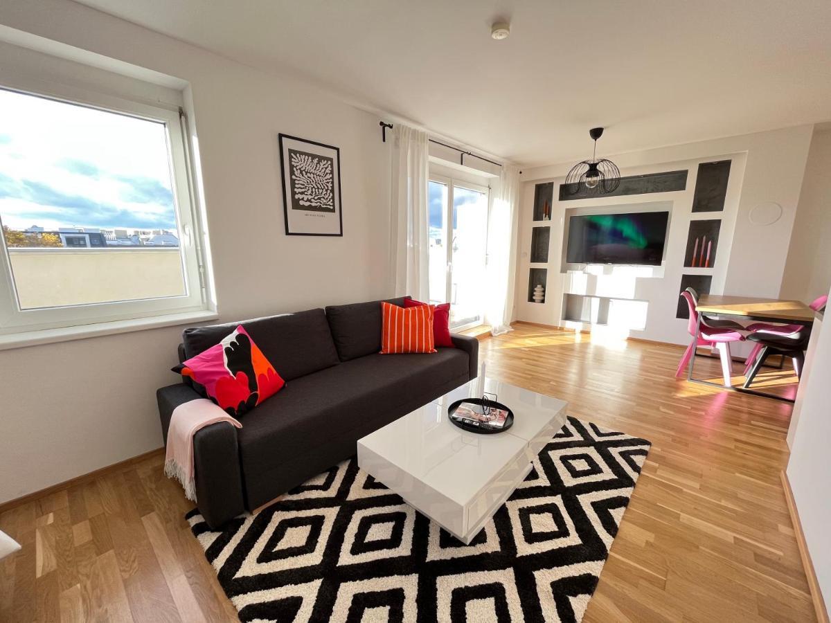 Penthouse Near Central Station With Free Parking Wien Exterior foto